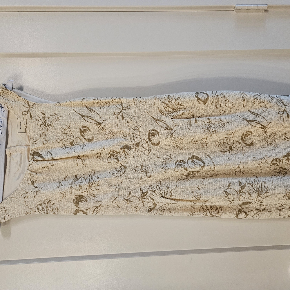 Moulinette Soeurs Cream Elegant Dress